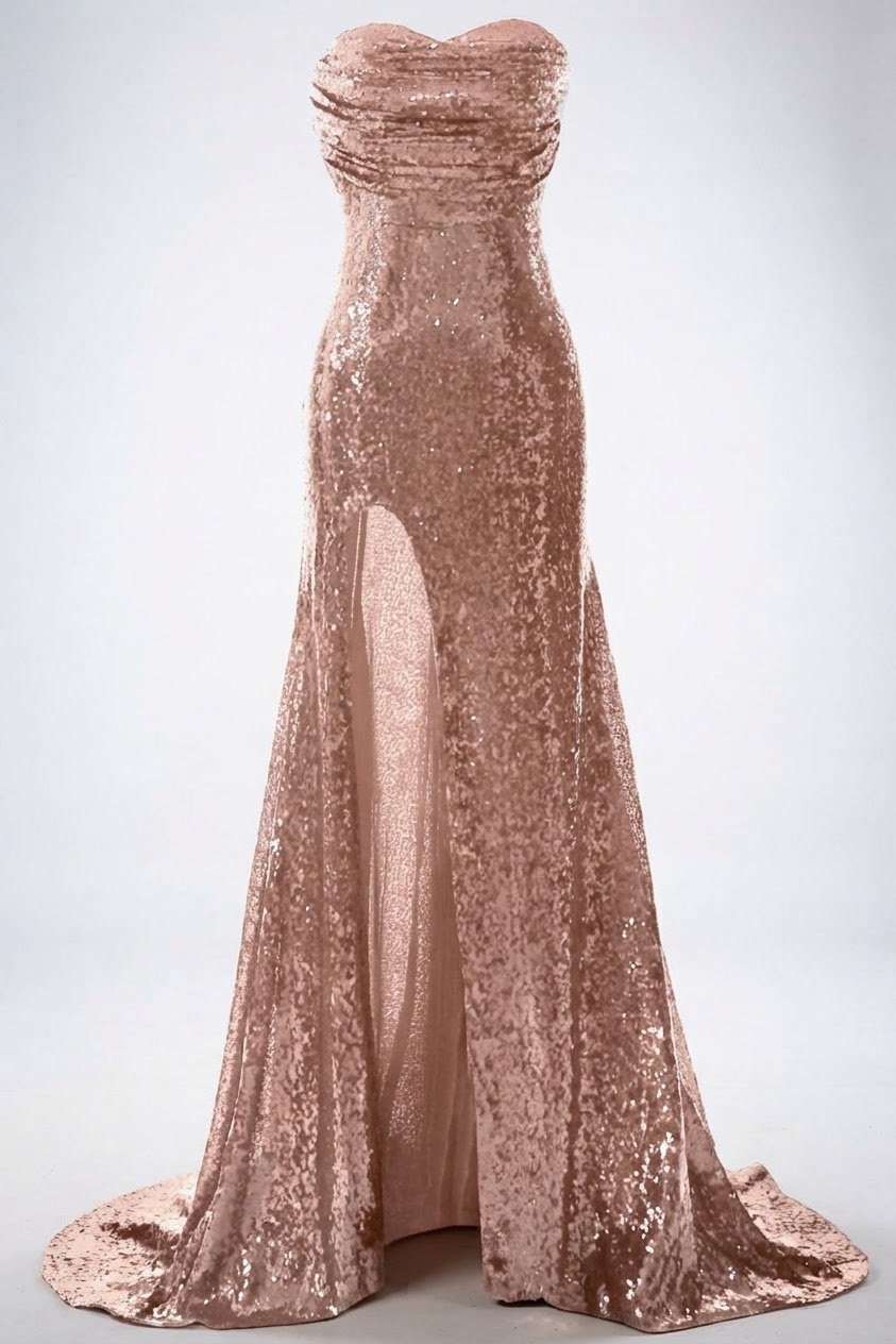 Robe soirée rose