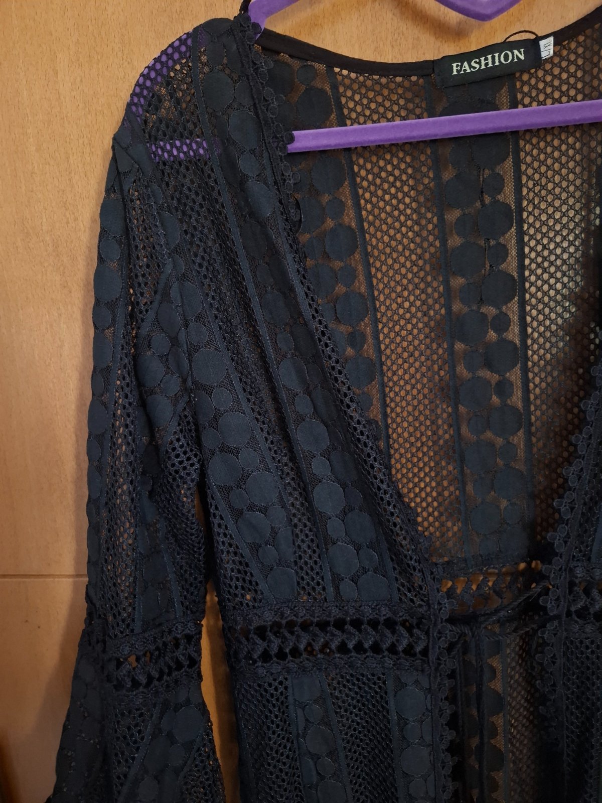 Cache Maillots crochet noir