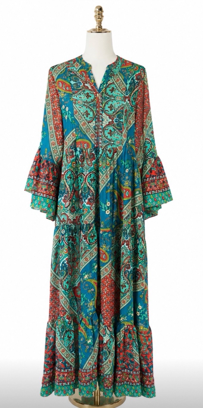 Robe longue bohème chic
