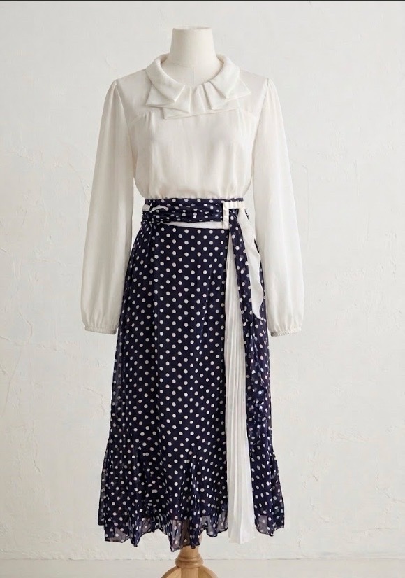 Blouse & Jupe à Pois