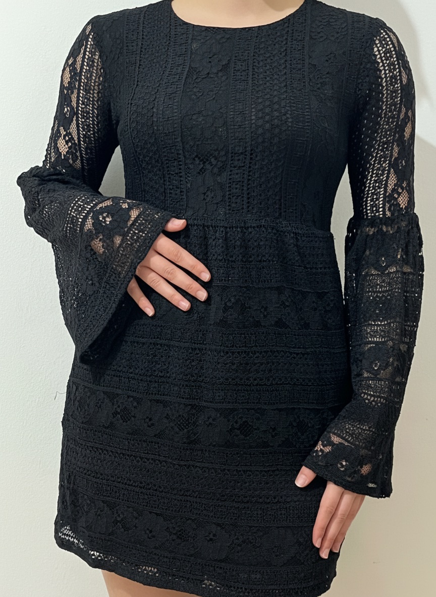 Robe courte noir