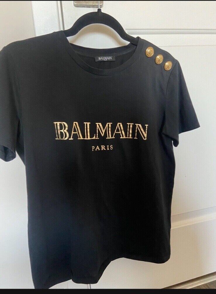 T shirt balmain authentique noire 