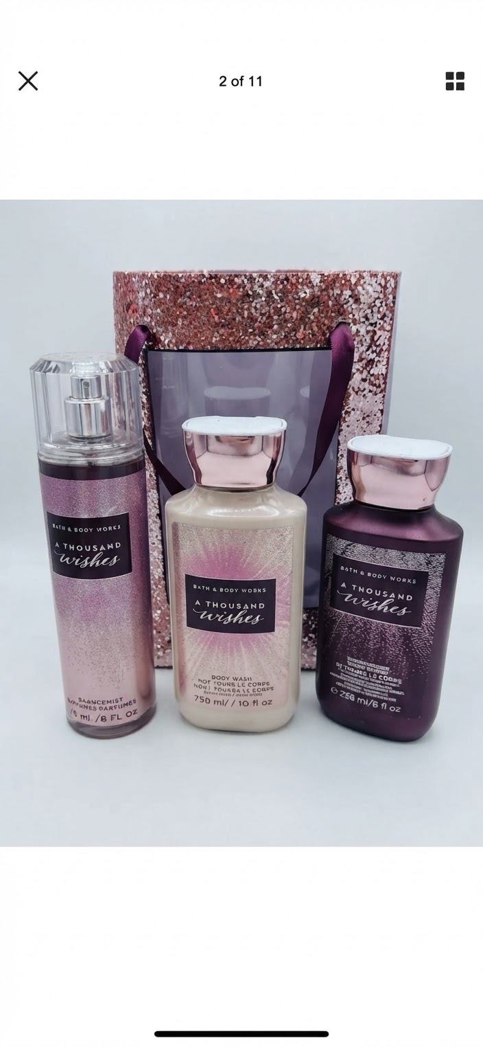 Coffret bath and body works 