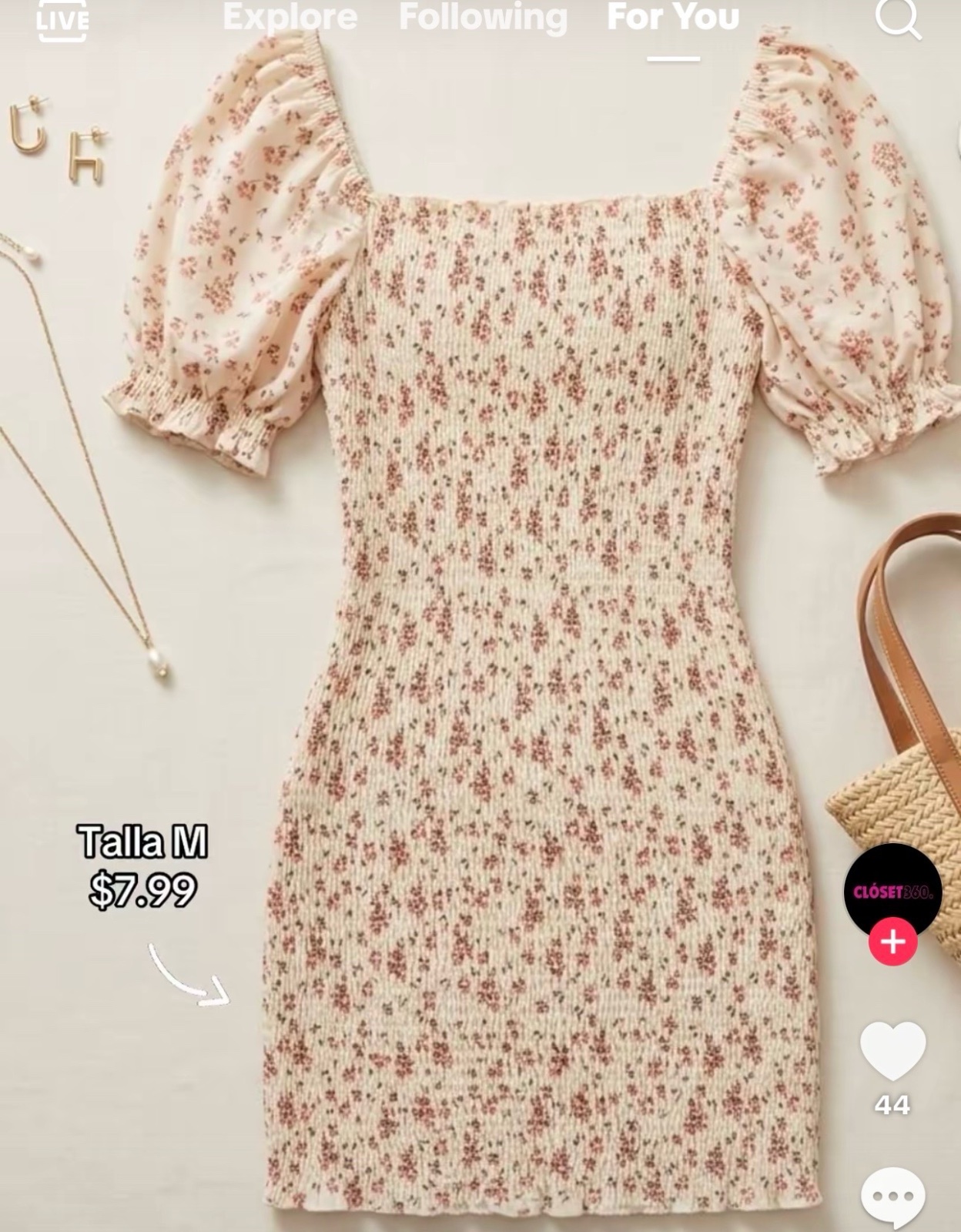 Robe fleurie