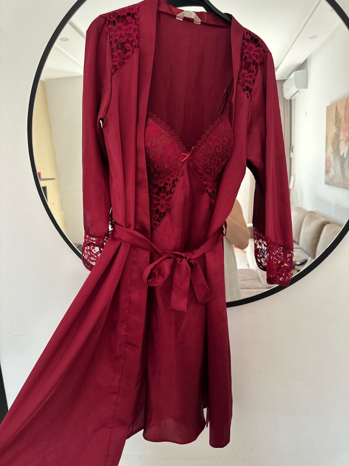 Parrure 3 pieces nuisette + déhabillée 