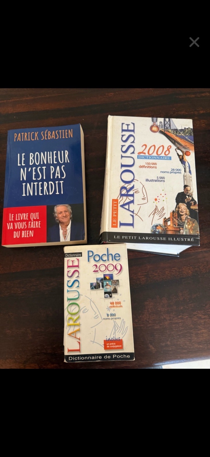 3 livres
