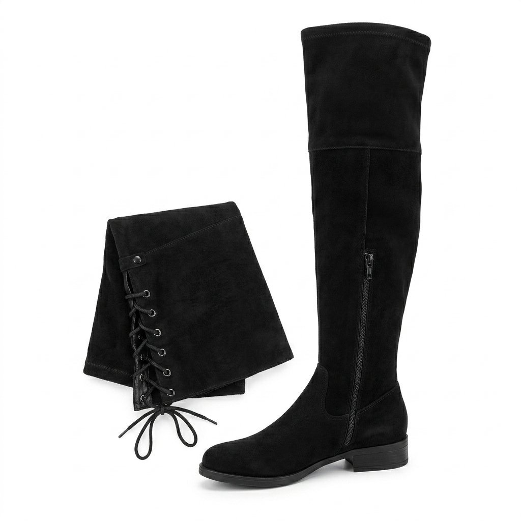 Bottes noires longues – Style classique