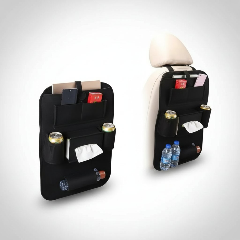 Pack 2 Rangement Organisateur universel de dossier de siège voiture