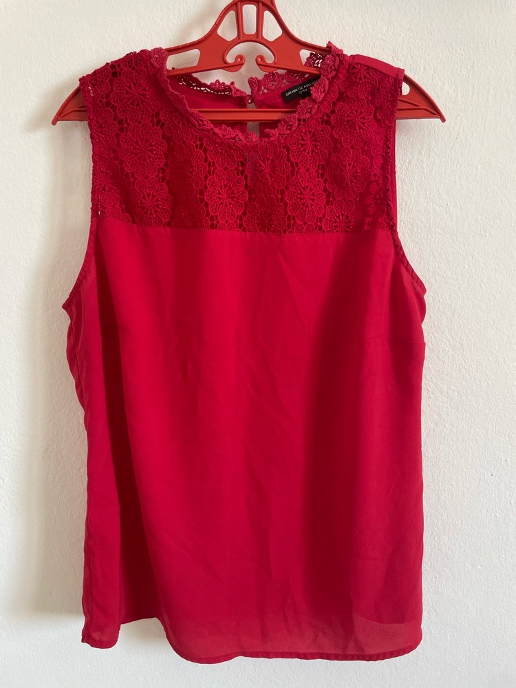 Debardeur rouge vif