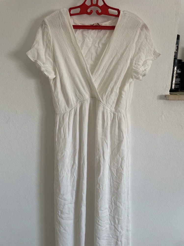 Robe blanche maxi 