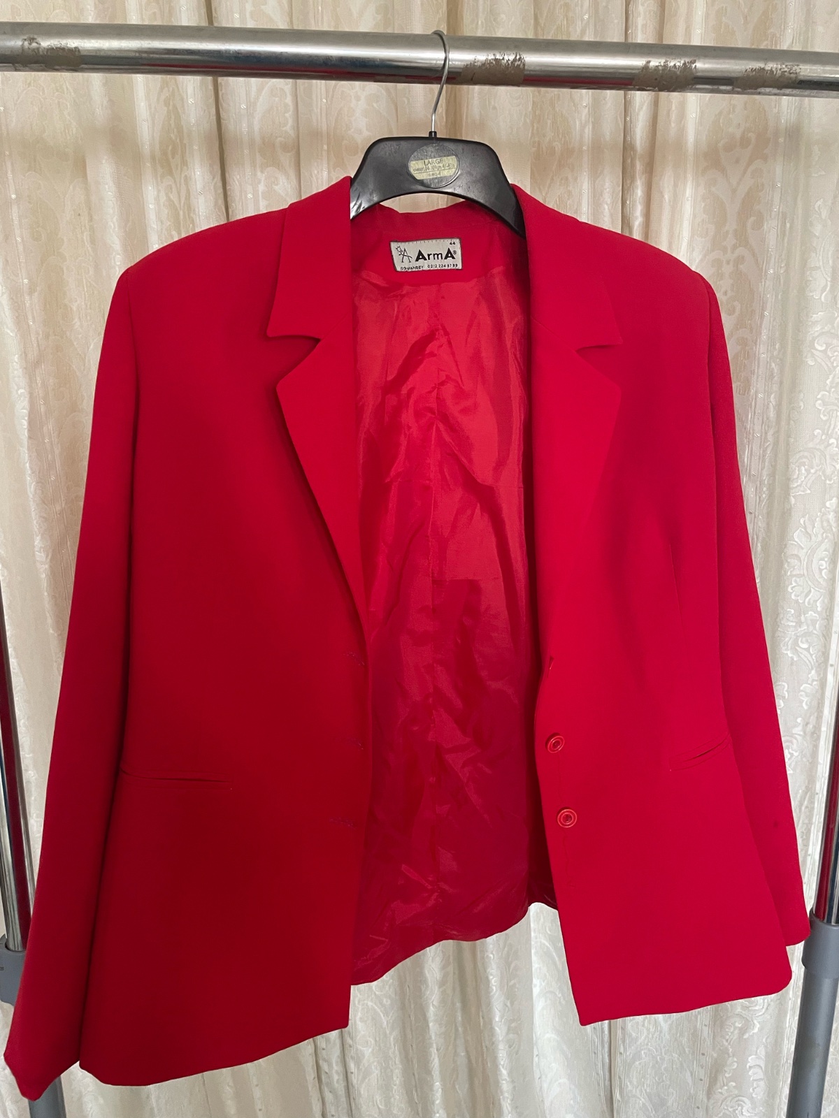 Blazer rouge vif 