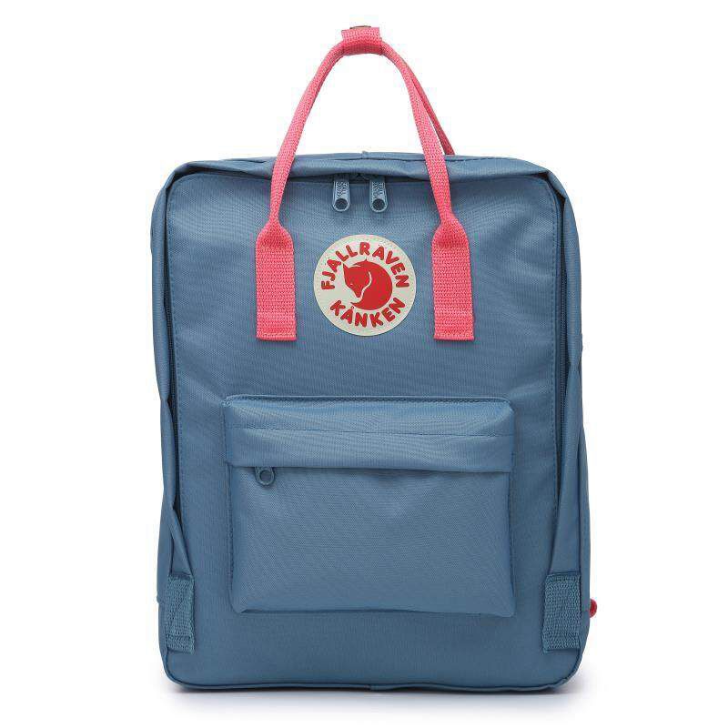 Fjallraven kanken bleu et rose