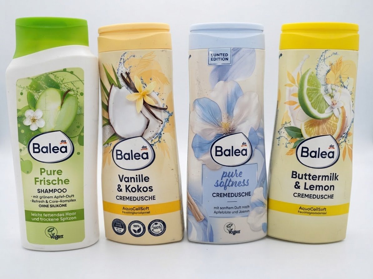 Gel douche balea, différentes senteur+ shampooing balea
