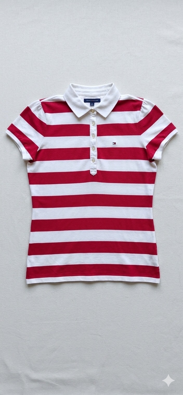 Polo Tommy rayé T.40