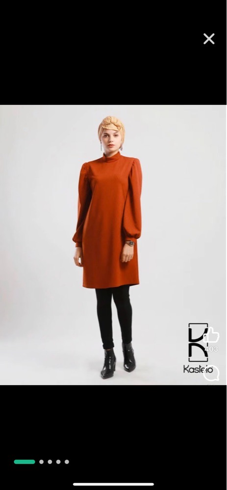 Robe hiver rouille 
