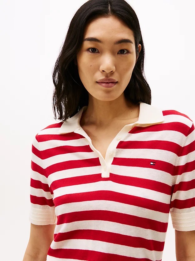 Polo Tommy à rayures 