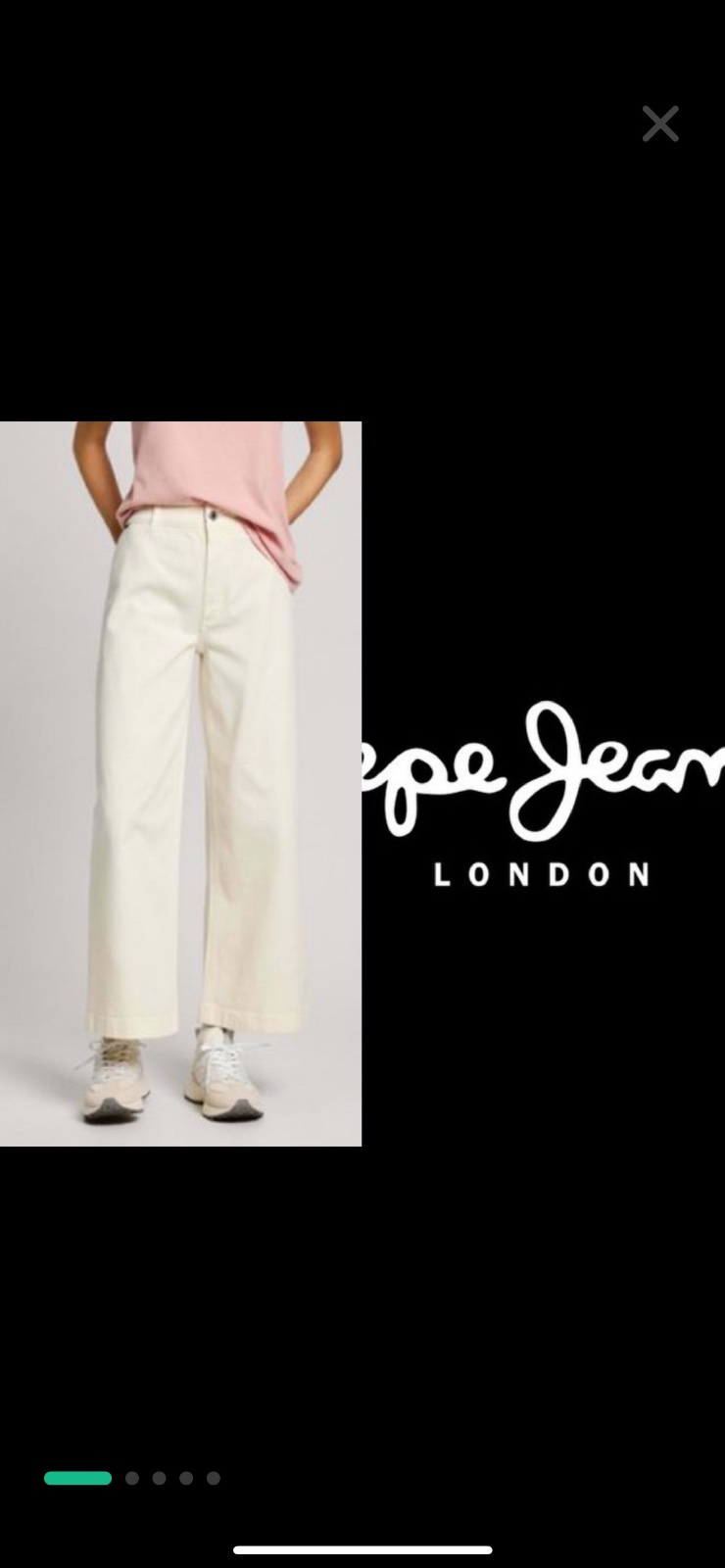 Jeans blanc PEPE jeans T.42