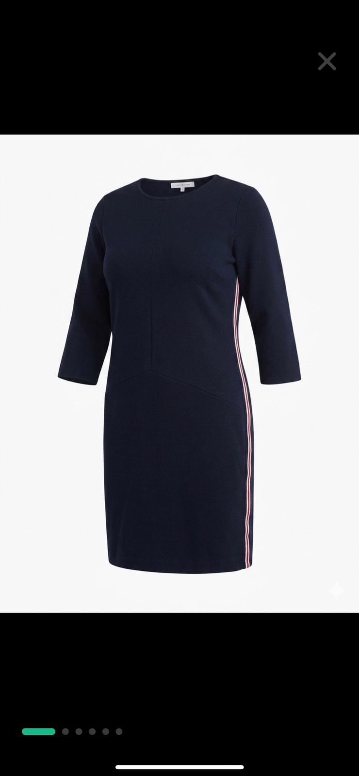 Robe sport chic bleu marine T.40