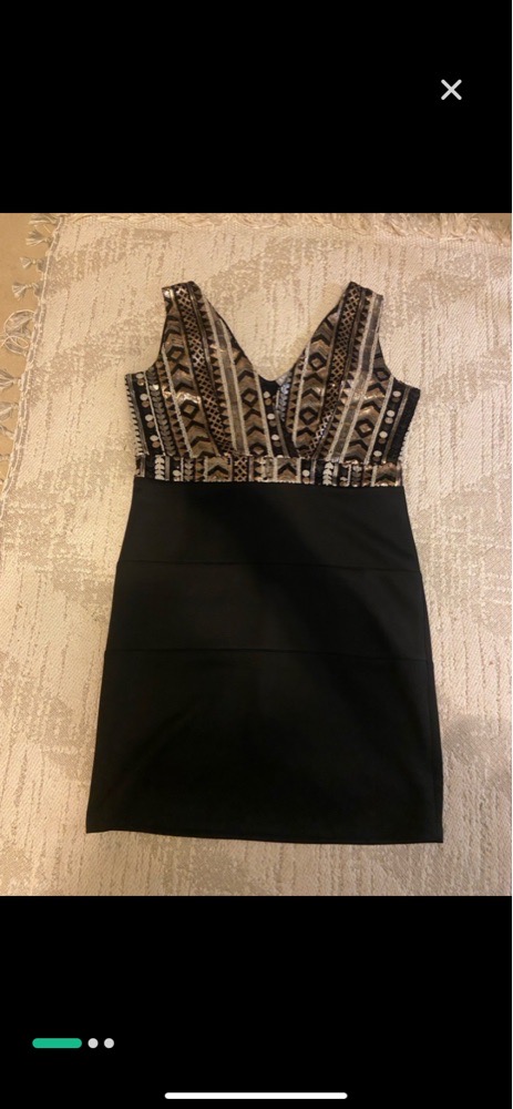 Robe haut sequin