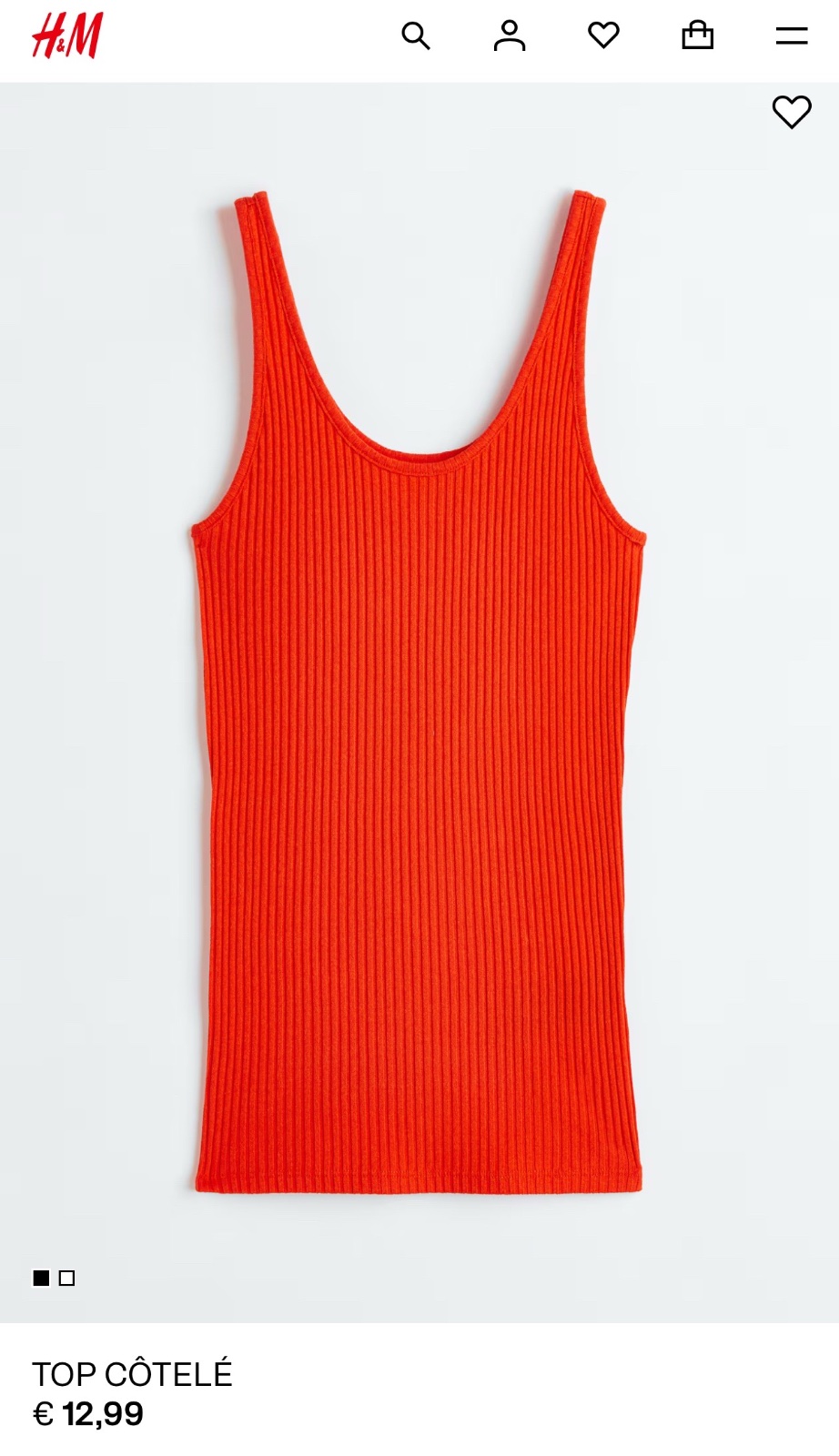 Haut basic orange T.44-50