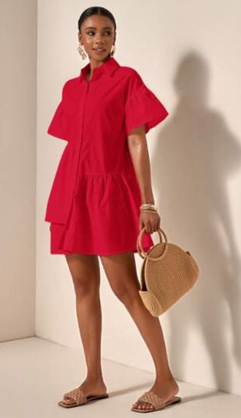 Robe rouge T.42