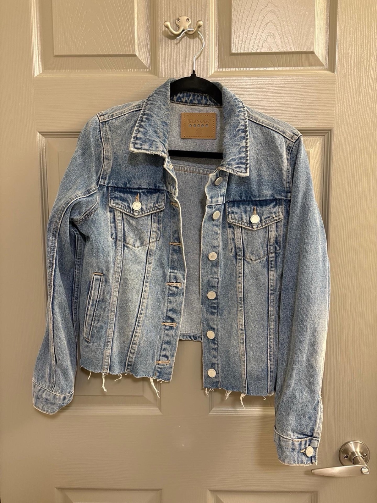Cropped denim jacket 