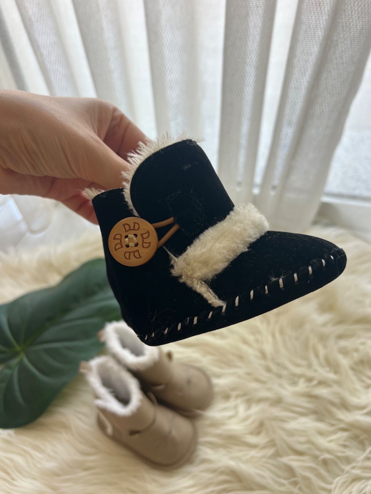 2 boots bebe fille 