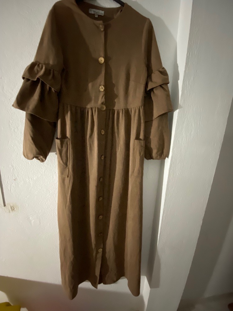 Robe velour avec des poches