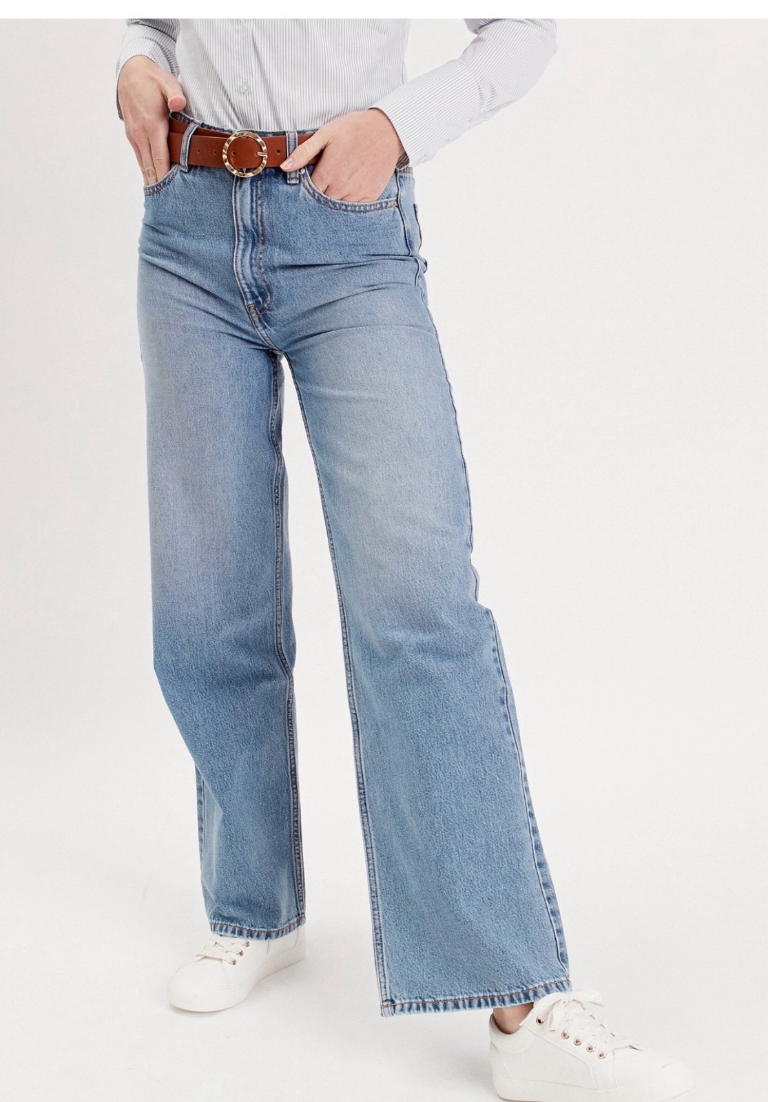 Jean wide leg cache cache 