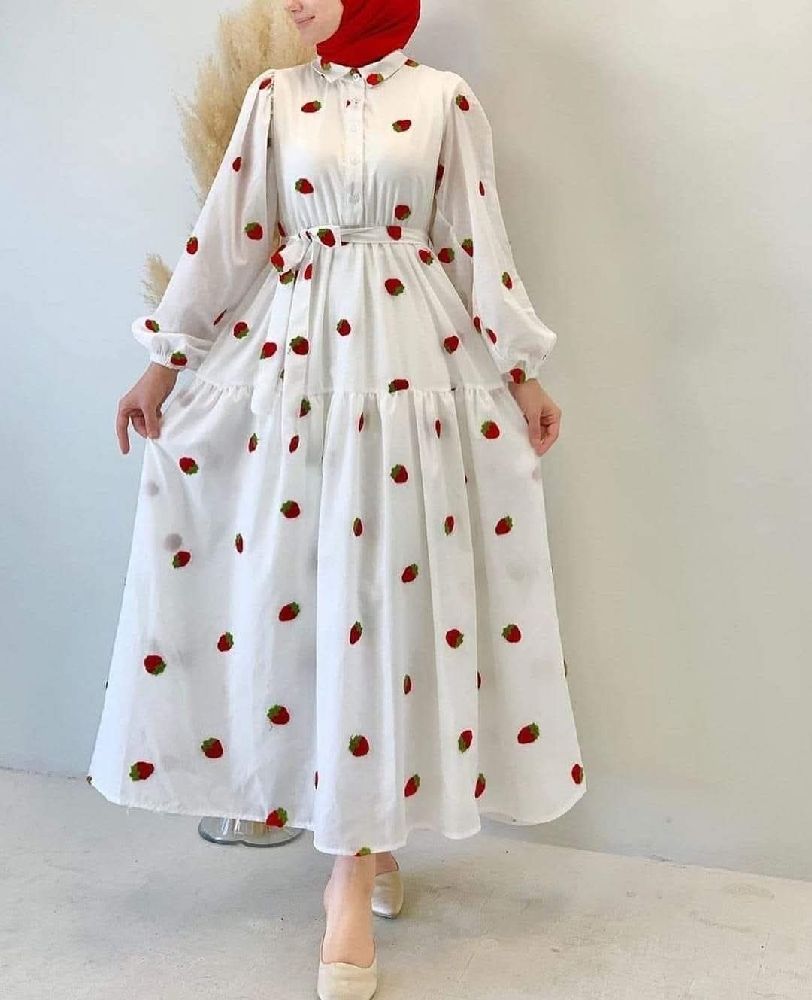 Robe fraise taille 42 JAMAIS PORTEE