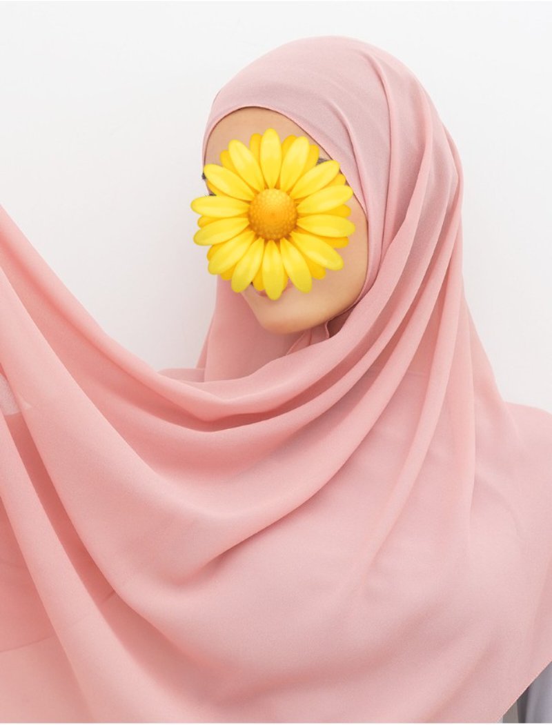 Hijab larges en chiffon de haute gamme 