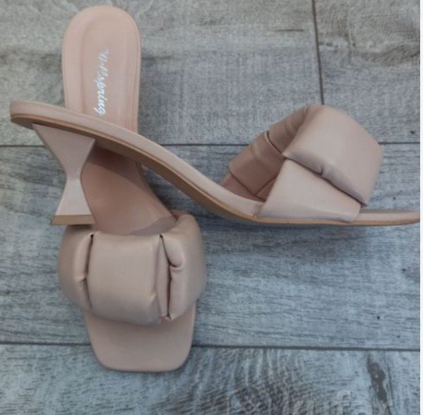 Mules nude Rosé 