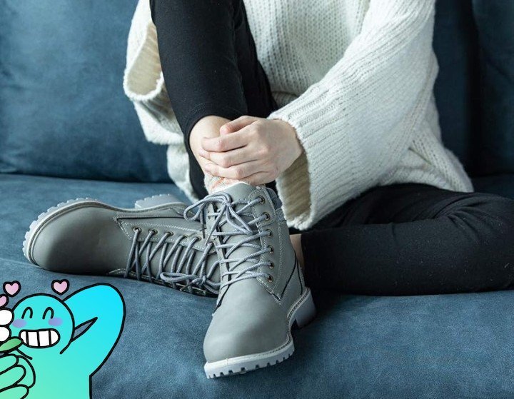Bouttines cuir avec fourrures de Dockers