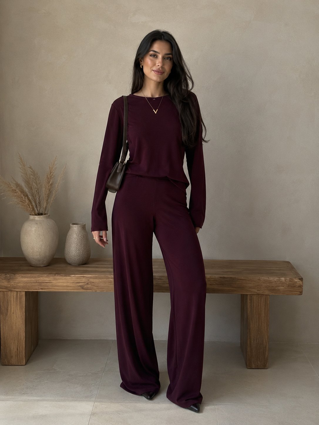 Set bordeaux haute qualité 