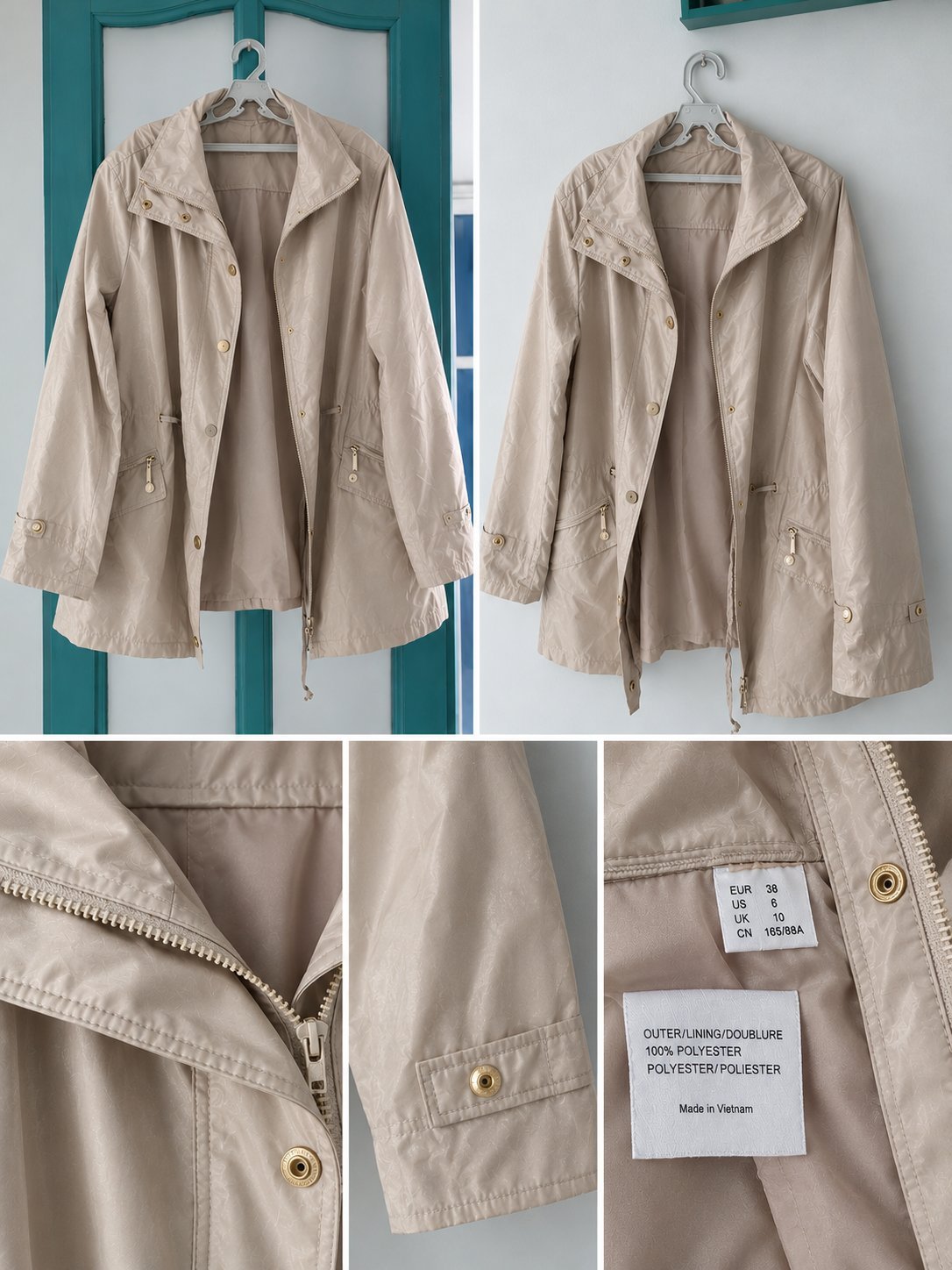 Parka imperméable Isadora importée 