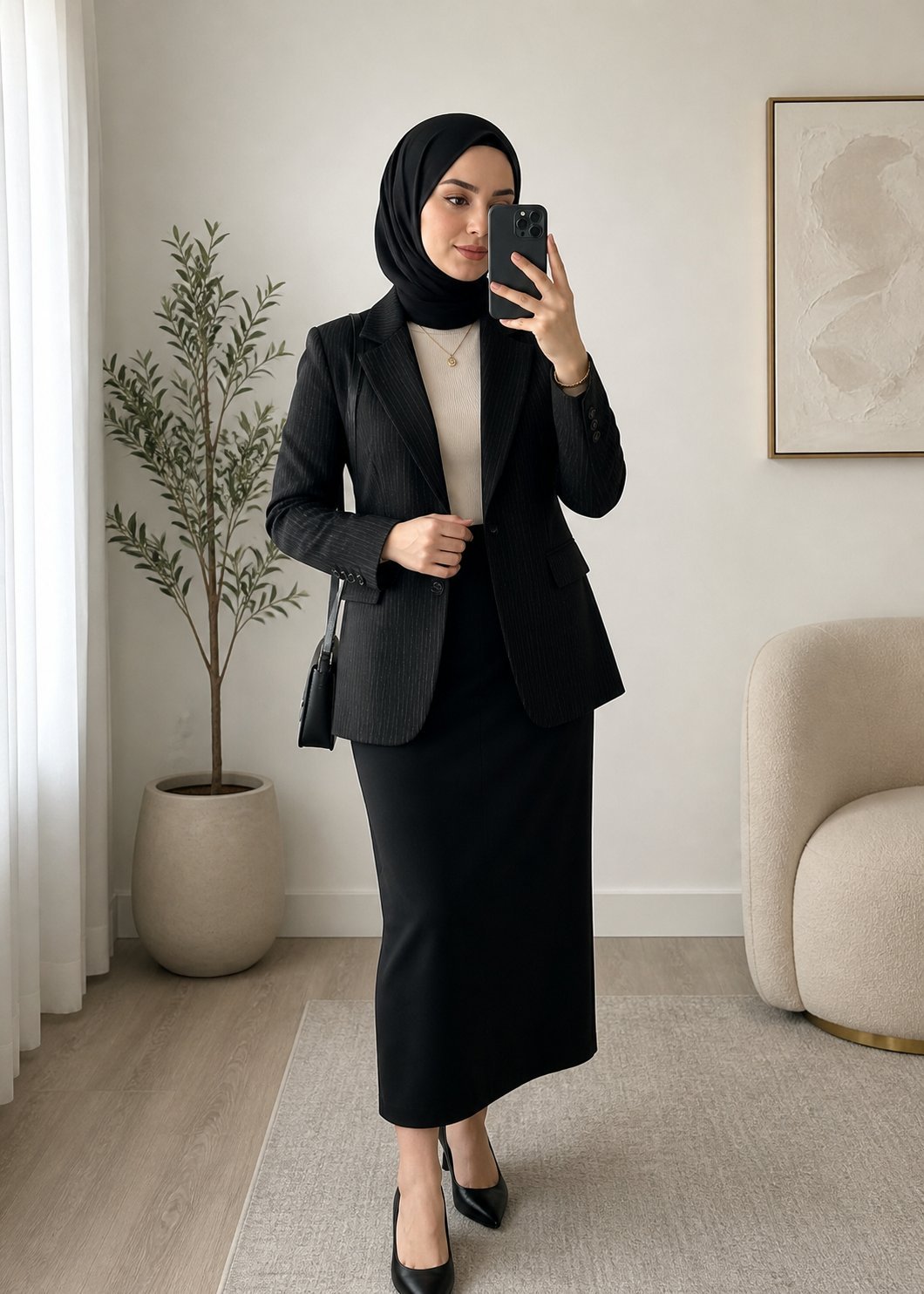 Basik striped knit Blazer