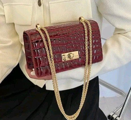 SweatyRocks Women's Crocodile Top Handle Leather Shoulder Handbags 