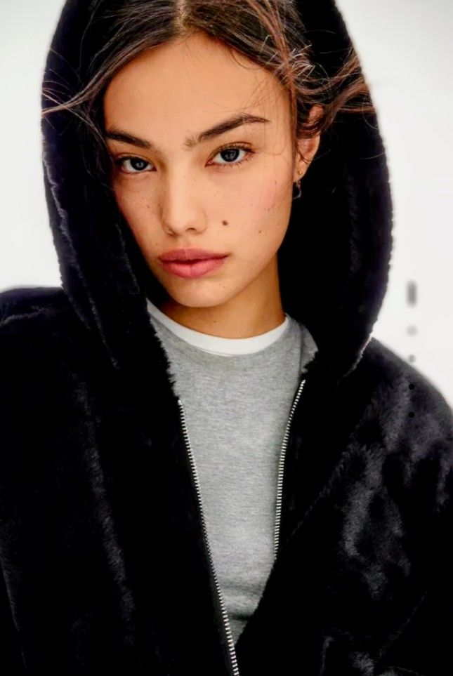 Doudoune avec fourrure de Bershka