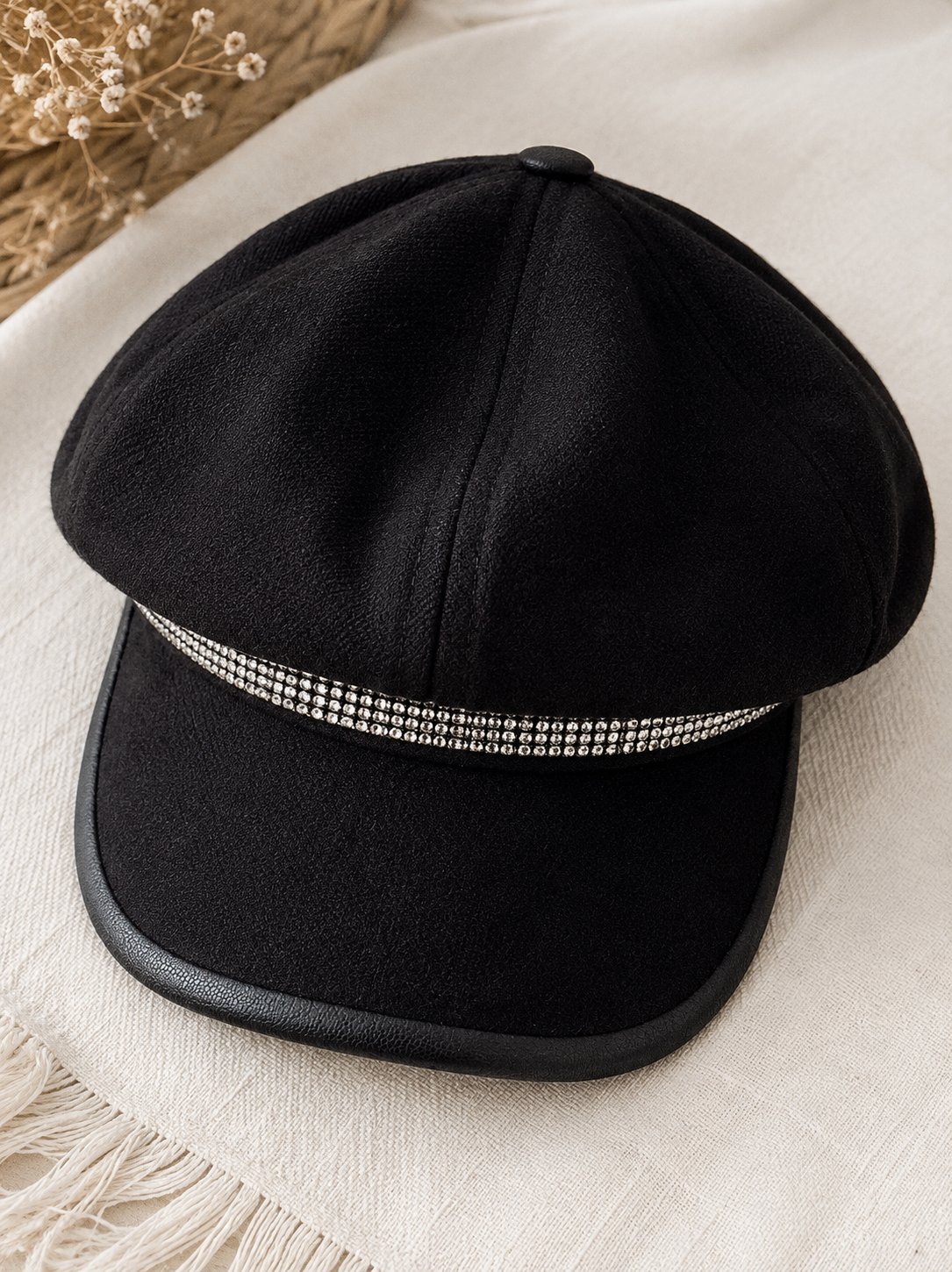 Casquette a strass 