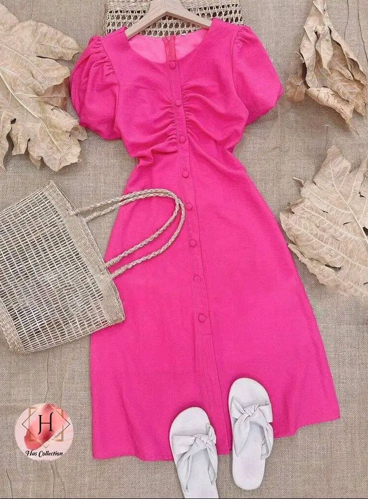 Robe fuchsia de Shein 