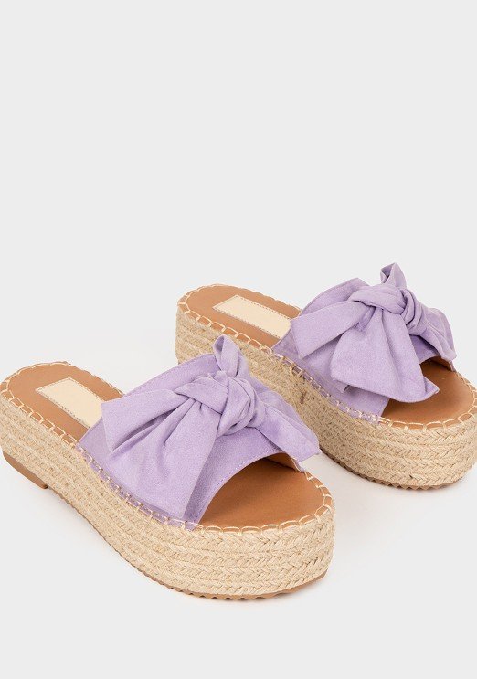 Mules a noeud lilac