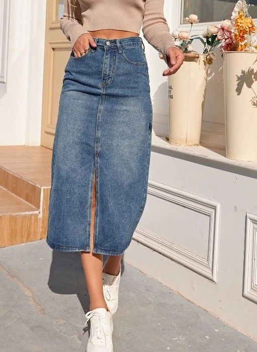 Jupe jeans