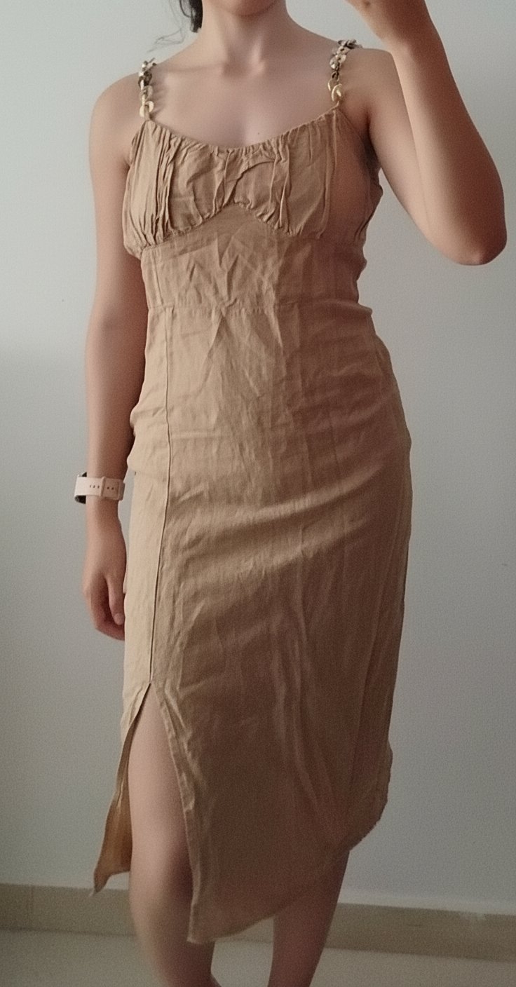 Robe beige | beige dress