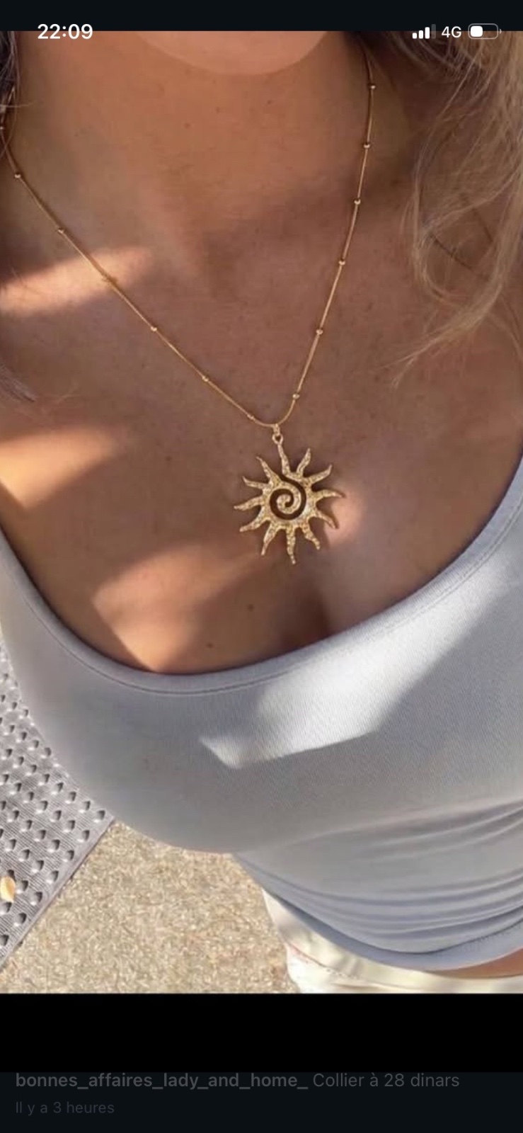 Collier shein 