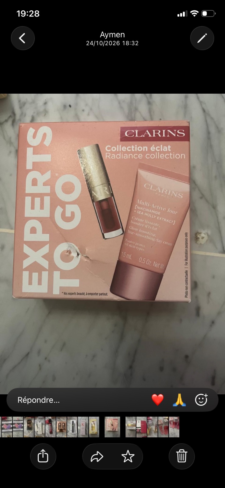 Coffret clarins