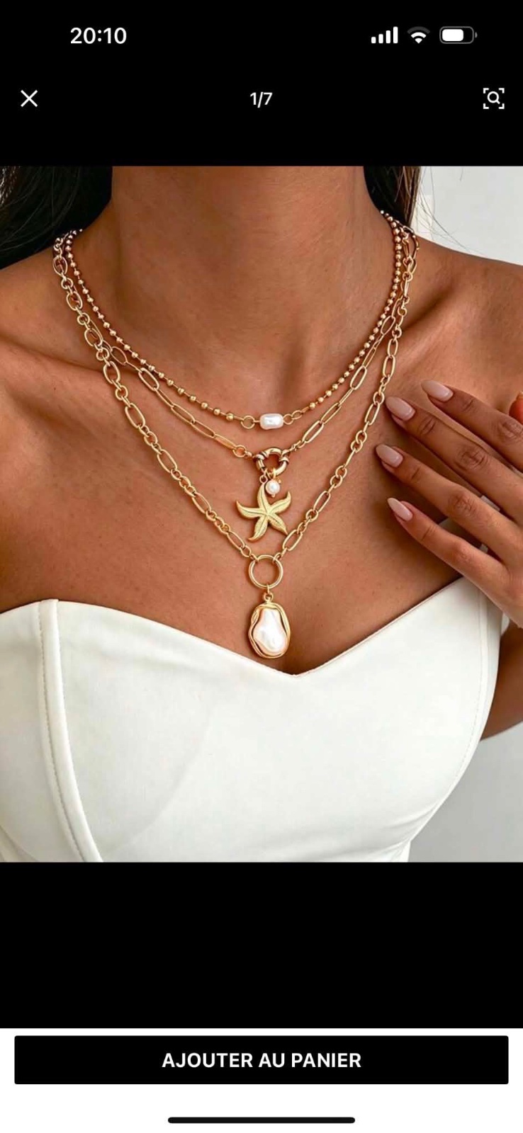 Collier shein 