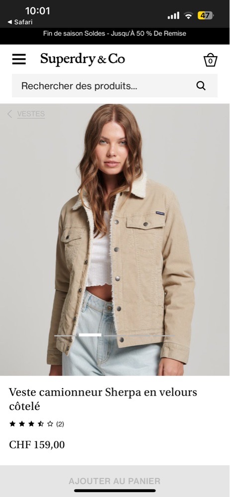 Veste calvin klein