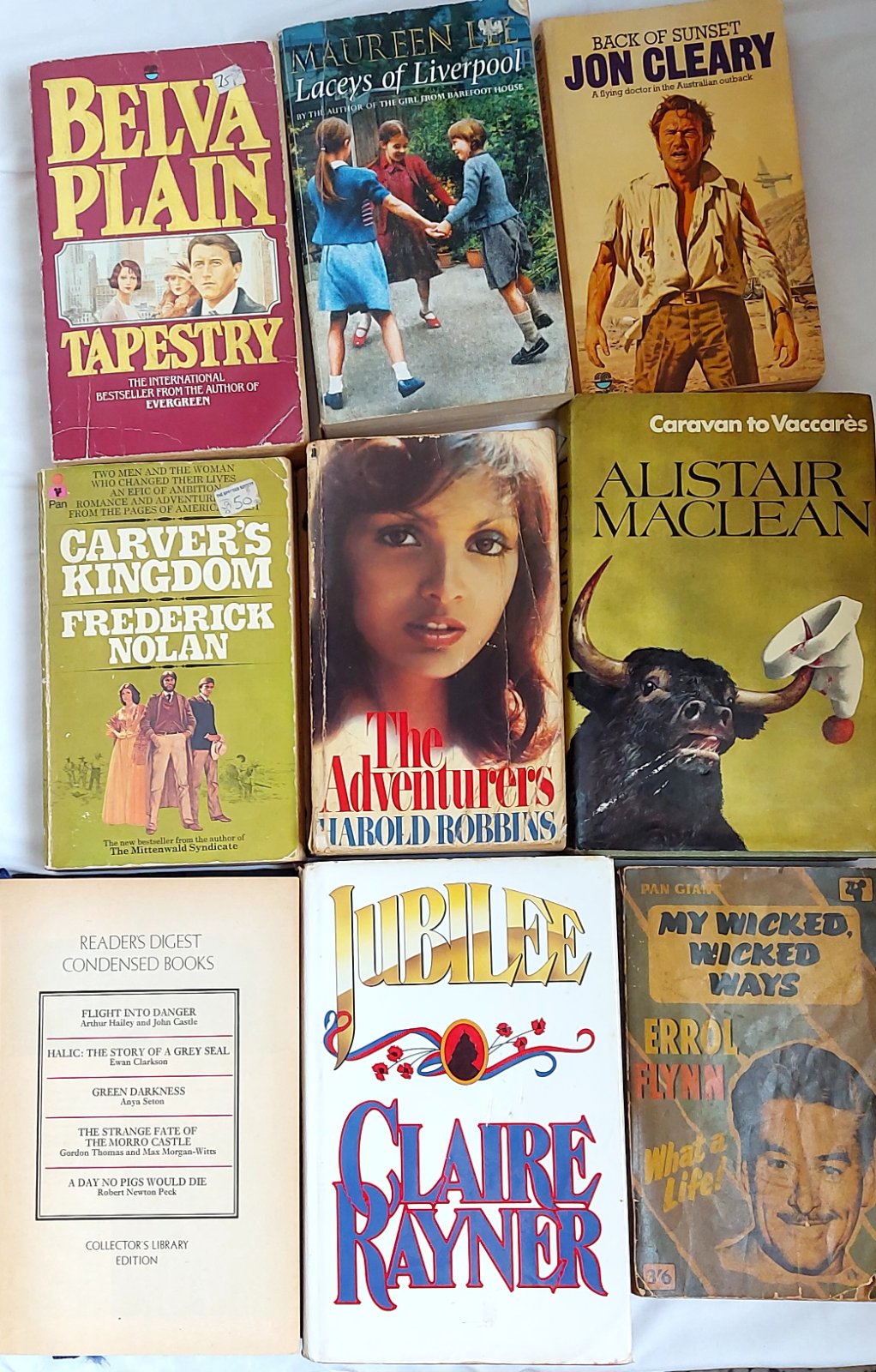 📚 Lot de 11 livres anciens en anglais – Romans vintage & éditions originales
