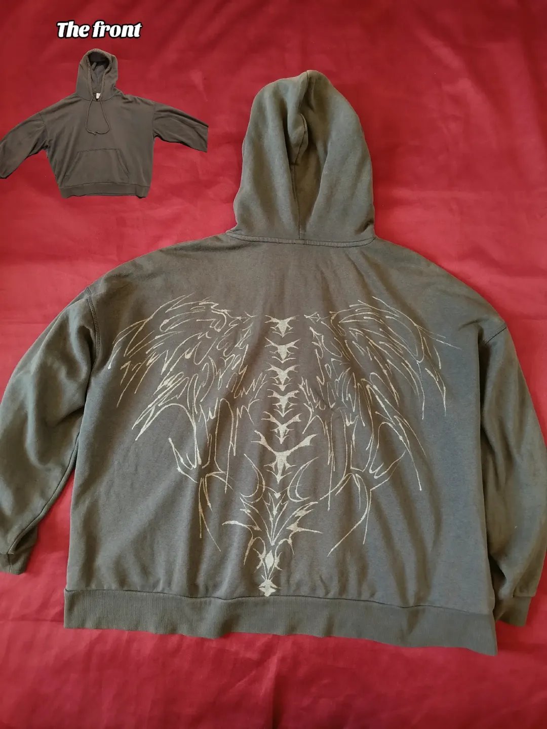 Oversized costumised hoodie 