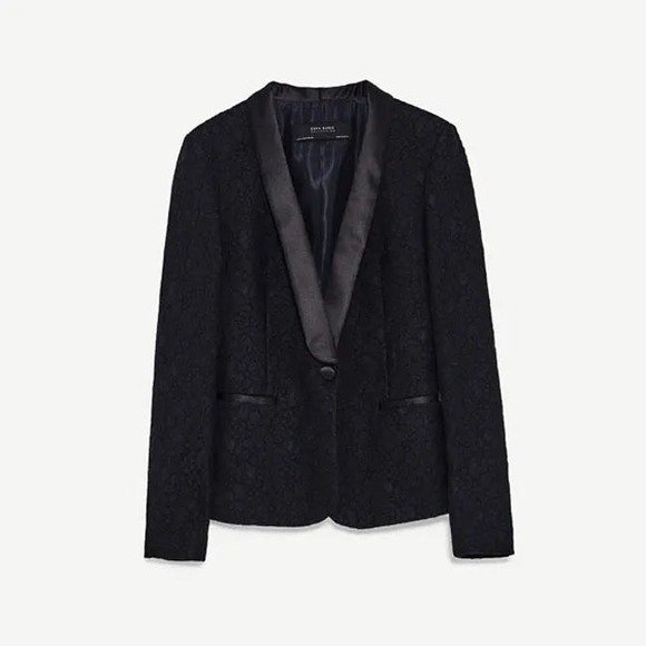 Blazer Bleu nuit Zara Basic